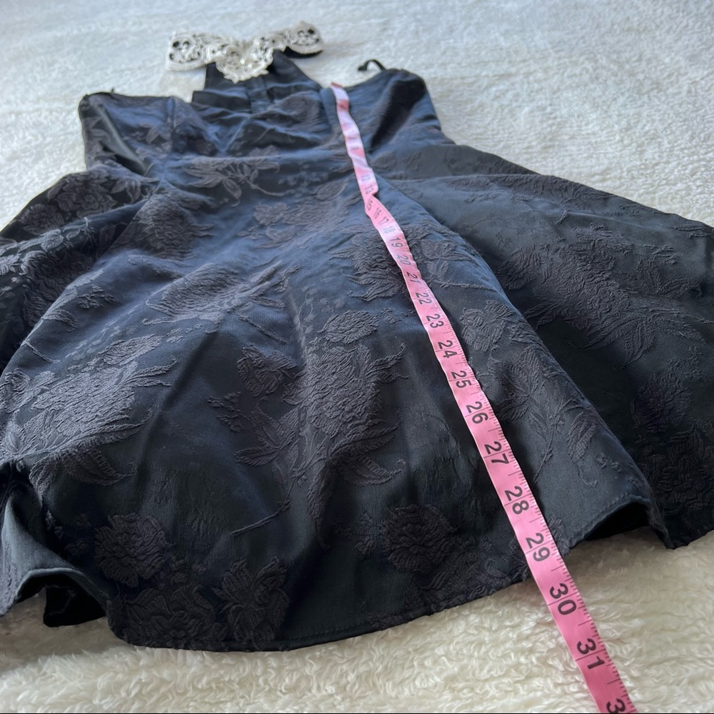 Vintage Gunne Sax Jessica McClintock Reverse Halter Party Dress - Picture 12 of 12